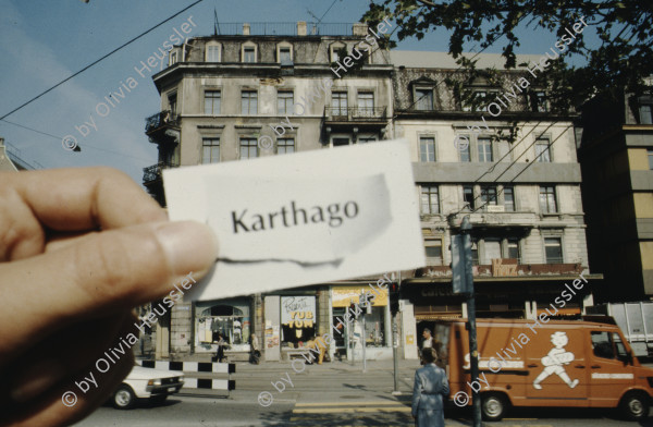 Image of sheet 19833002 photo 9: Wohnhäuser um den Stauffacherplatz am Stauffacher, Kreis 4, Zürich 1983.