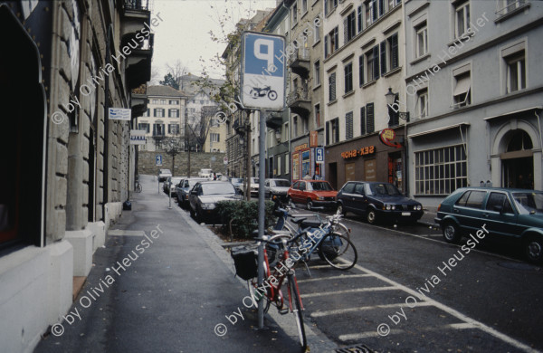 Image of sheet 19833006 photo 13: Strassen und Verkehr in Zürich 1983.