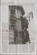 Image of sheet 19840020 photo 0: Stauffacher Innenhof Besetzung durch Zürcher libertäre Aktivistinnen Hausbesetzer Kultur Transparent  'Besetzt' Spitzköpfe
Zürich 1983 
Stauffacher Besetzung Wohnungsnot Wohnen Häuserkampf Hausbesetzung Zürich Badenerstrasse 1984  Kreis vier 4 Schweiz Europe Switzerland Swiss occupy Aussersihl