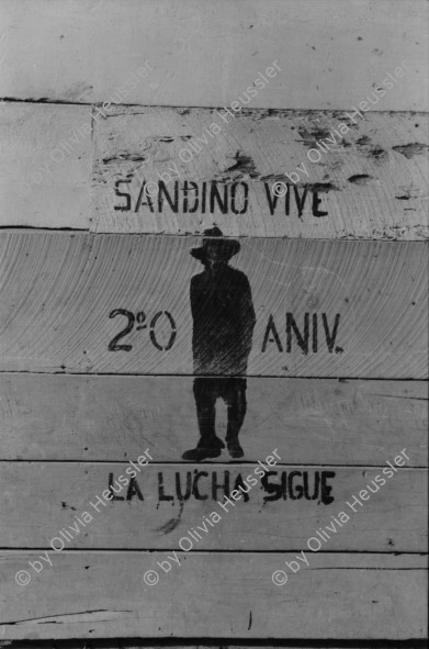 Image of sheet 19840130 photo 31: Sandino Mural. CDS Mural.