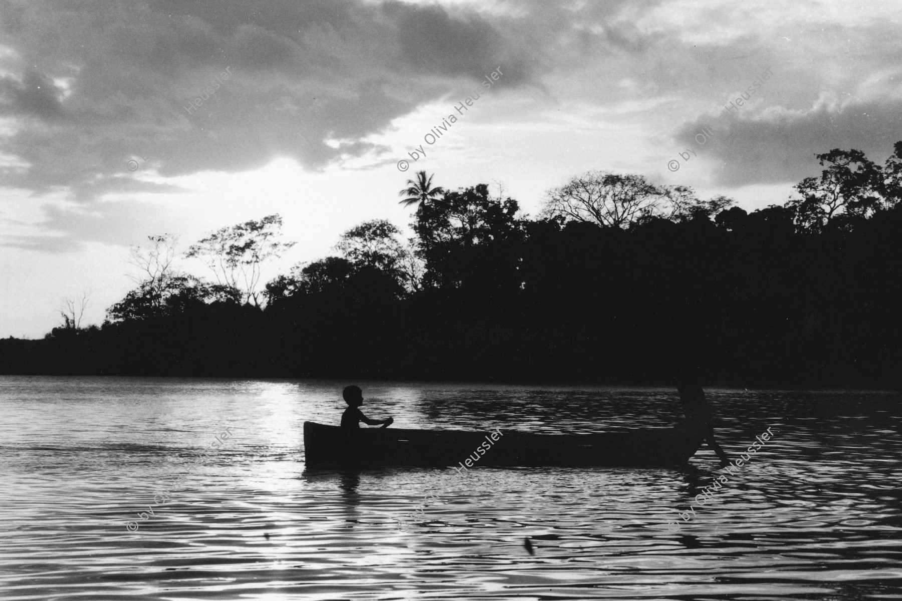 Image of sheet 19840140 photo 37: Abendlicht in Solentiname. Isla Zapotillo. Lago de Nicaragua 03.84 Nicaragua See 1984 √  Central america archipelago nature trees forest lake sweet water boat fisher kid child
© 1984, by OLIVIA HEUSSLER / www.clic.li