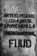 Image of sheet 19840180 photo 31: Anit Kommunisten Wandmalerei. San Pedro Sula Honduras Mittelamerika Centralamerica 1984