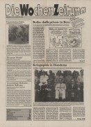 Image of sheet 19840190 photo 28: Staatspräsident Suazo Cordoba (mi) General Walter Lopez Reyes (li) und Staatsanwalt Efrain Bugiron (re), an einer Militärparade in Tegucigalpa, Honduras 04.84 Honduras' Civilian President Suazo Cordoba (m) flanked by General Walter Lopez Reyes (l) and Dr. Efrain Bu Giron (r) and the chiefs of Staff of the Honduran Armed Forces are attending the inauguration of General Lopez Reyes. (1995 Vicepresident) Out of: From time to time / Von Zeit zu Zeit Honduras Mittelamerika Centralamerica Zentralamerika 1984