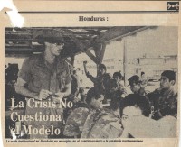 Image of sheet 19840220 photo 7: Im US-Amerikanischen Militär-Ausbildungslager Centro de Entrenamiento Militar (CREM) an der honduranischen Atlantikküste bei El Castillo.  Der neue General Walter Lopez Reyes. Züchtigung Übung Folter. Salvadorianische Soldaten. US-Army Soldaten. Abteilung für salvadorianische Soldaten in Honduras! Instructor Contra Rebels Contras Contrarebellen
mit M-16 Maschinengewehren. Helikopter Flugzeug Ausbildung im
Schiessen mit amerikanischem Instruktor. US-Army Soldaten
Portrait «Soldado lloron»