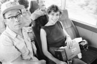 Image of sheet 19840510 photo 22: Journalisten im Bus. Nicaragua 1984