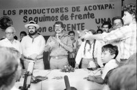 Image of sheet 19840510 photo 8: Journalisten im Bus. Nicaragua 1984