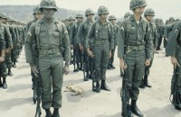 Image of sheet 19843003 photo 10: Ranghohe Offiziere der honduranischen Streitkraefte an einer Parade in Tegucigalpa, Las Tapias, Honduras am 16. April 1984, Zentralamerika.

19843003 1984
Militaer; Personal; Generaele; Honduras; Parade; Verantwortliche; Folter; Las Tapias; Orden; Sonnenbrille; Streitkraefte; Offiziere; ranghohe