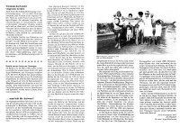 Image of sheet 19850040 photo 16: Frauen einer Kooperative ernten Baumwolle. Vulkan im Hintergrund. Sie gehen auf der Panamericana. Gruppenbild der Arbeiterinnen. Sie tragen Hüte die mit dem Namen Nicaragua bestickt sind. Eine Familie schleppt ein Wasser Wassertransport über die Landstrasse. Chinandega Nicaragua 1985