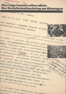 Image of sheet 19850160 photo 20: Das Frauenbataillon Veronica Lacayo ist aus Leon und im Nachschub tätig. Die Frauen haben eigene Brüder, Männer und Söhne im Krieg verloren und AMNLAE hat ihnen einen Einsatz möglich gemacht. Für die Männer an der Front sind sie eine Aufmunterung. Die jüngste hat sogar ihre Lippen rot angestrichen. 2 tanzen miteinander eng verschlungen. Lachender Soldat mit Munition um den Körper. Gruppenbild der Soldatinnen. Gruppenbild der Frauen mit Gabriel Gabrielle Baur, Kristina Konrad und Anne (?) und Olivia. Ein Soldat beim rasieren. Kristina beim Abmarsch. Olivia Portrait und beim Abstieg vom Cerro 1300. Frauen tanzen. Kalaschnikow AK-47 Awtomat Kalaschnikowa, obrasza 47 (kyrillisch ??????? ??????????? ??????? 47), ein sowjetisch-russisches Sturmgewehr. 
Tabakfelder bei Esteli. Soldaten. Nicaragua 1985
«Cerro 1300», Dpto. de Nueva Segovia, 1985