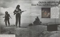 Image of sheet 19850170 photo 16: Zwei Soldatinnen vom Frauenbataillon Veronica Lacayo tanzen neben einem kubanischem Transistorradio an der Grenzlinie zu Honduras. Nach einem ein wöchigen Kampf wurde der Cerro 1300 von den Sandinisten befreit und 30 Soldaten fielen zum Opfer. 

Military Service (Servicio Militar Patriótico), (SMP) was instituted in 1983. It later became Obligatory Military Service (Servicio Militar Obligatorio) (SMO).The special forces Tropas Pablo Ubeda initially came under the Ministry of Interior and then the BLI'S were Created.