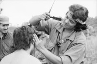 Image of sheet 19850170 photo 19: The Sandinista Popular Army (or People's Army; Ejército Popular Sandinista, EPS) was the military established in 1979 by the new Sandinista government to replace the National Guard, following the overthow of Anastasio Somoza Debayle. In post-Sandinista Nicaragua, it has been remolded into the National Army of Nicaragua. Joaquín Cuadra was chief of staff, serving Defense Minister Humberto Ortega. A draft, called the Patriotic Military Service (Servicio Militar Patriótico), (SMP) was instituted in 1983. It later became Obligatory Military Service (Servicio Militar Obligatorio) (SMO).The special forces Tropas Pablo Ubeda initially came under the Ministry of Interior and then the BLI'S were Created.