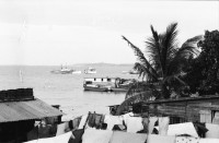 Image of sheet 19850211 photo 12: Ein altes Schiffswrack schmückt die Ausssicht auf den Rio Rama. Der Fluss verbindet Nicaragua mit seiner Atlantikküste. Er führt duch den Dschungel ans Meer und die Atlantikküste nach Bluefields. Auf dem Schiff macht eine Familie ihr Nickerchen Siesta Mittagsschlaf. Ein Mann schleppt auf seinem Rücken grosse Fleischstücke aus dem Schlachthaus. Bauernhaus am Meer. Campesino Siedlung neugebaut. Mann schleppt Holz auf Rücken, Kinder. Hafen von Bluefields. Ausicht auf den Atlantik. frtsg. Spielcasino. Mann mit Hut von hinten. 
Die Región Autónoma del Atlántico Sur (kurz RAAS) ist eine von zwei autonomen Regionen in Nicaragua. Sie bestehen als Verwaltungseinheit neben den 15 Departamentos in Nicaragua. Die beiden autonomen Gebiete entstanden durch eine neue Verfassung im Jahr 1987 und die daraufhin folgende Teilung des Departamentos Zelaya. 1985
Bluefields es un municipio de la Región Autónoma del Atlántico Sur, Nicaragua. Su cabecera municipal es Bluefields, que actualmente es sede administrativa del Gobierno Regional Autónoma del Atlántico Sur. Este municipio colinda al norte con el municipio de Kukra Hill, al sur con los municipios de San Juan del Norte y El Castillo, al este con el Mar Caribe y al oeste con los Municipios de Nueva Guinea y El Rama.