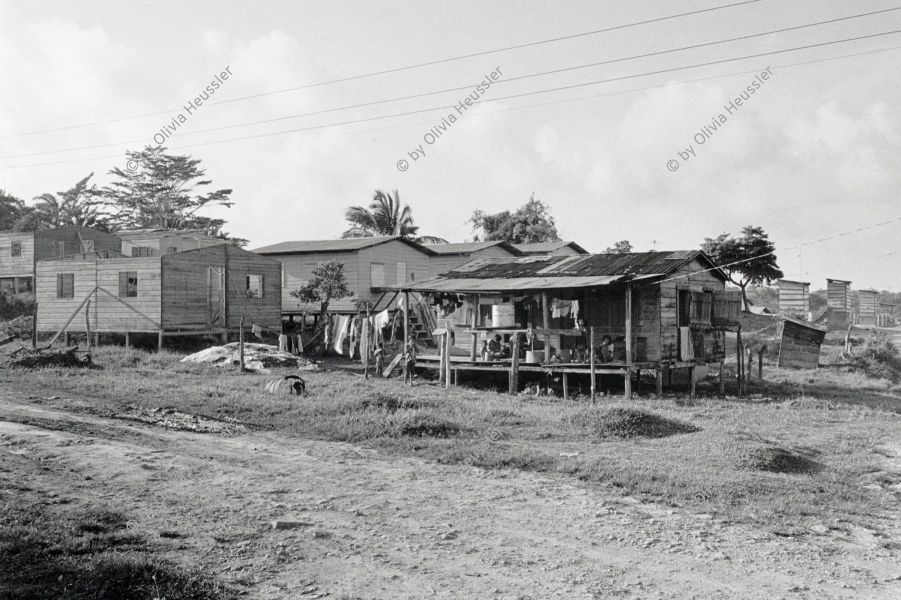 Image of sheet 19850230 photo 27: Settlement Assentamiento Siedlung von der sandinistischen Regierung gebaut.1985 √
Bluefields es un municipio de la Región Autónoma del Atlántico Sur, Nicaragua. Su cabecera municipal es Bluefields, que actualmente es sede administrativa del Gobierno Regional Autónoma del Atlántico Sur. Este municipio colinda al norte con el municipio de Kukra Hill, al sur con los municipios de San Juan del Norte y El Castillo, al este con el Mar Caribe y al oeste con los Municipios de Nueva Guinea y El Rama.

© 1985, OLIVIA HEUSSLER / www.clic.li