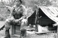 Image of sheet 19850310 photo 41: Nicaragua 1985 √
Soldier Women Woman Army Military War Krieg
