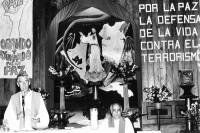 Image of sheet 19850370 photo 22: Hunger strike Hungerstreik von Miguel D'Escoto.  Nicaragua 1985 Managua √ padre religion church solidarity priest