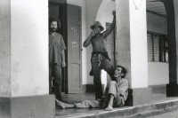 Image of sheet 19850390 photo 27: In der psychiatrischen Klinik von Managua leben viele kriegsgeschädigte Ex-Soldaten. Manicomio Irrenanstalt
Patient in der psychiatrischen Klinik in der Hauptstadt Managua  Nicaragua 1985 √
War-victims with mental problems in clinic.
War victim with psychological psychologically problems in clinic. Patient Health mental War Sandinist hospital psycho