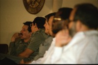 Image of sheet 19850462 photo 30: Robert Mugabe spricht im Olaf Palme Zentrum in Managua Sergio Ramirez Mercado etc. 
Kids spielen im Regen Gruppenbild vor unserem Haus Racachacca Barrio Altagracia Jose Chepe Quinonez mit meinem Motorrad Honda Enduro

Kontaktsheet Blattkopie fehlt ohne Sheet
