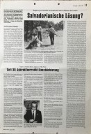 Image of sheet 19850520 photo 30: Die Autodefensa ist ein gefährlicher Kontrollmechansimus zur Ueberwachung der eigenen Dorfwache Dorfwächter Dorfbevölkerung. Sie sind vom Staat organisiert und tragen auch einfache Holzgewehratrappen.