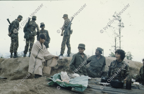 Image of sheet 19853000 photo 50: Ein Soldat trocknet seine Militaer Uniform im Stacheldraht Geflecht an der Sonne. 1985 er Jahre. Nicaragua, Zentralamerika.

19853000 1985
Uniform: Militaer; Stiefel; Soldaten; Unterwaesche; Schuhe; trocknen; Gewaschen; Waschen; sonne