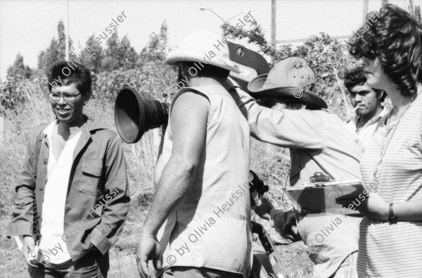 Image of sheet 19860030 photo 9: Dreharbeiten rodaje Mujeres de la Frontera von Ivan Arguello Lacayo.