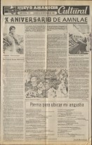 Image of sheet 19860160 photo 0: Press archive printed media published with the use of a photography by Olivia Heussler: Nuevo Amanecer.
