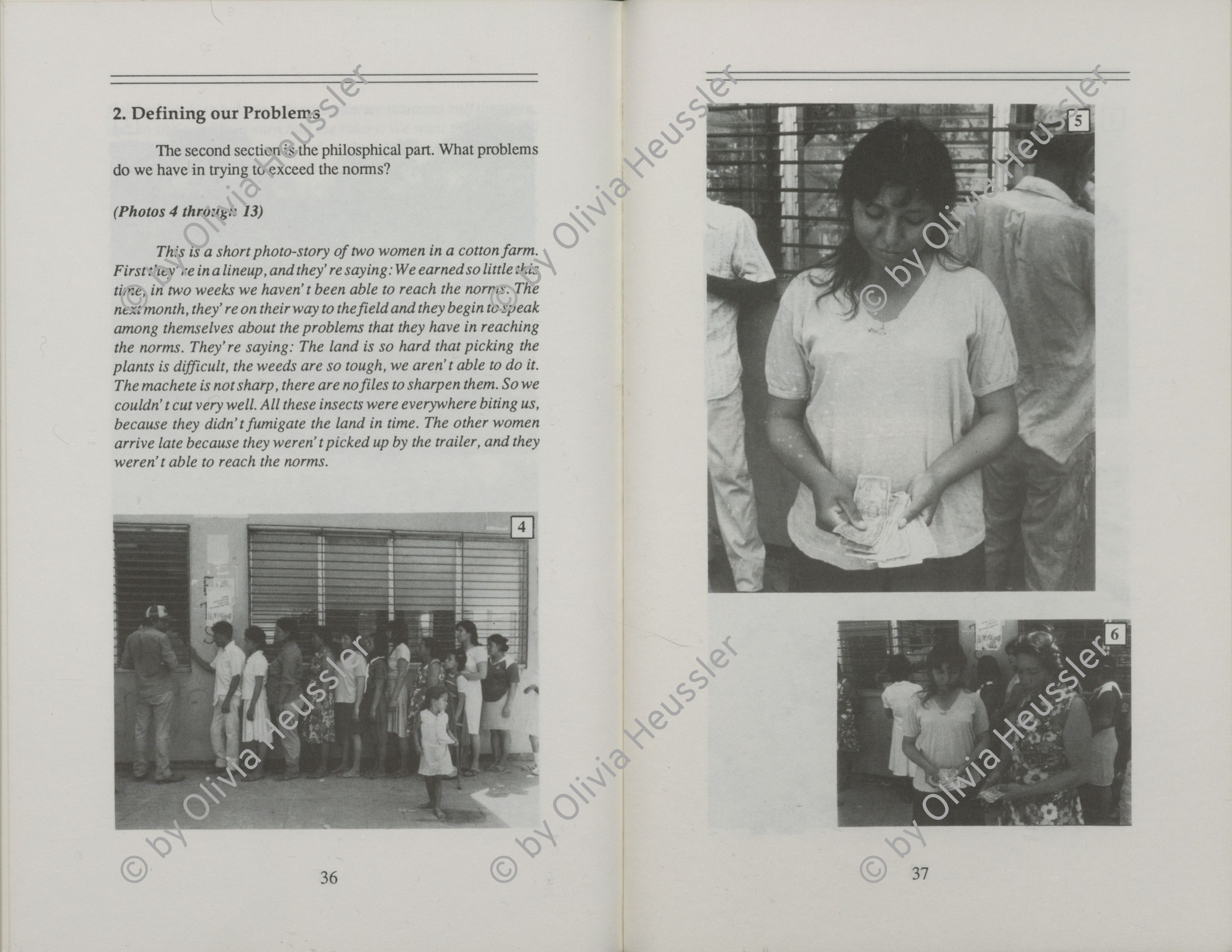 Image of sheet 19860160 photo 4: © 1986, olivia heussler /www.clic.li
Aus: Der Traum von Solentiname / The dream of Solentiname / El sueño de Solentiname page 62  co deza mediathek
Aus: von Zeit zu Zeit
Self-organized day care center. El Canton Cooperative Dep. Matagalpa
Guarderia infantil organizada por la cooperativa 

Im neuen Kindergarten der Kaffeecooperative El Canton, Nicaragua 07.86 1986 schlafen die Kleinkinder in kleinen Hängematten. √ Kindergarden

© 1986, OLIVIA HEUSSLER / www.clic.li

gerahmt framed with passepartout 37 x 52 cm

book.