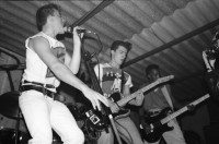 Image of sheet 19860190 photo 1: Junge Besucher ZuschauerInnen Publikum an einem Punkkonzert in Le Garage, Genf 1986.