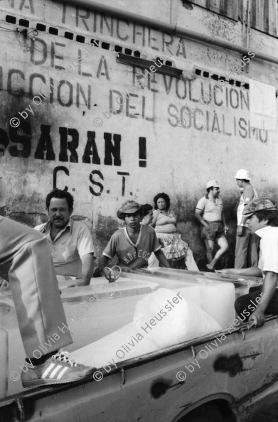 Image of sheet 19870070 photo 1: Vor der Eisfabrik in Managua. Meine Nachbarin. Erismannhof Sonnenbad im Hof. Portrait Nationalrat Prof.  Franz Jäger Landesring der Unabhängigen LDU. Professor an der HSG Wirtschafts Hochschule St. Gallen , Präsident des LDU. Zu Hause in St. Georgien St. Gallen Biotop .(SI) Schweiz Politik Politics Portrait Nicaragua 1987
political party partei