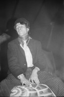 Image of sheet 19870180 photo 2: Federlos Zirkus Theater mit Anna Barbara, Silvano Speranza, Marcel Joller, Ueli Bichsel, Mathis Pilloud, Rote Fabrik, Zürich 1987.