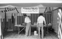 Image of sheet 19870241 photo 6: Pappeln an Strassenrand. in X. Sportscjiessen mit Pistole an Schiessfest. Portrait Olivia mit geschwollener Wange.