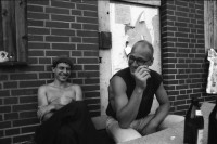 Image of sheet 19870280 photo 30: Besuch mit Grafikklasse ZHDK an der Documenta in Kassel 1987.

 mit Ilia Vasella,  Gabi, Iren Vögeli, Laurent Goei, Tobias Eugster, Daniela Venegoni. Thomas. Lehrer Ossi
