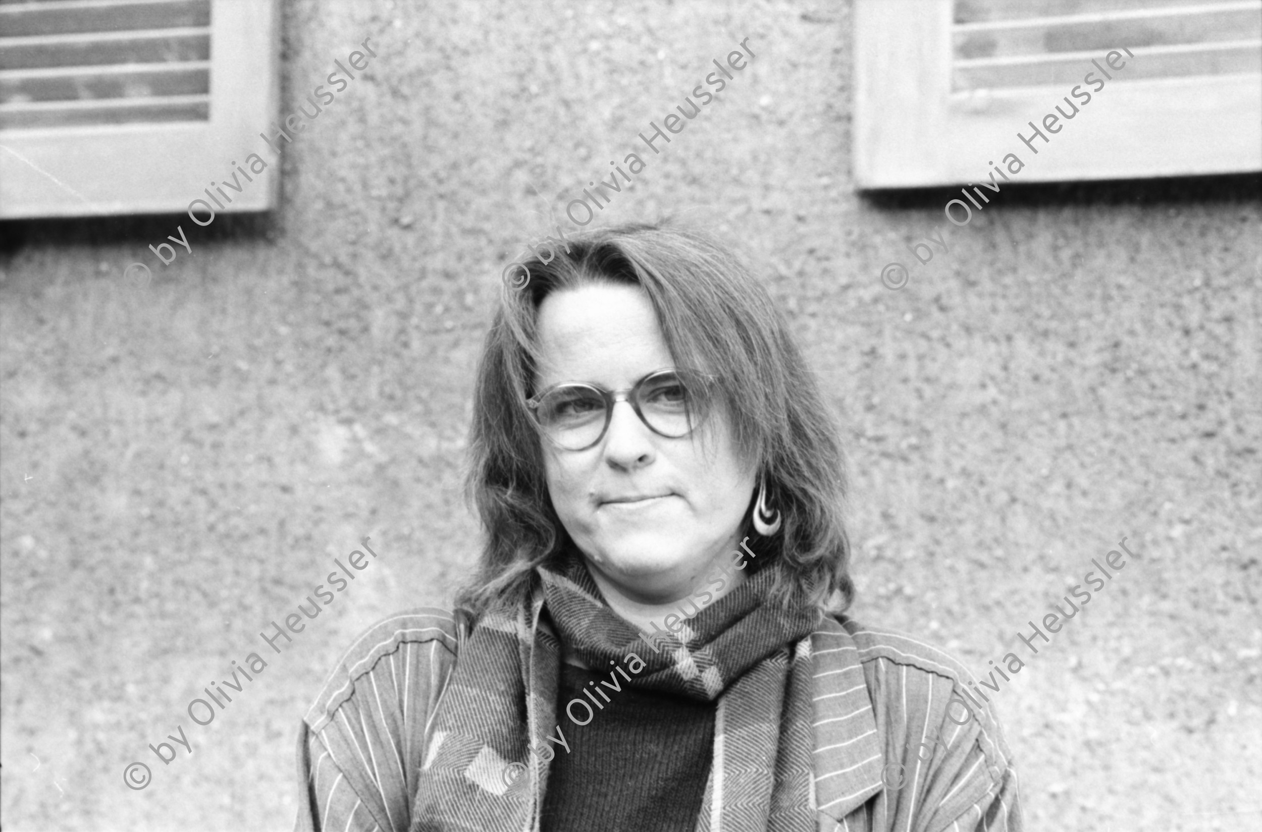Image of sheet 19870291 photo 23: Portrait Chrige Wullschleger, Erismannhof, Zürich 1987.