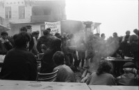 Image of sheet 19870360 photo 8: frtsg. 870360 Hausbesetzung Besetzung Restaurant Annaburg auf dem Uetliberg.