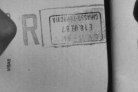 Image of sheet 19870380 photo 13: Für Flüchtlinge, die von der Schweiz mit einem R im Pass abgewiesen worden sind gibt es diesen Eintrag. Milano Italien Italy Passport
Europe 1987 √ asylum home center refugees
