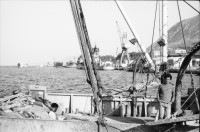 Image of sheet 19880360 photo 26: Rudi Berli und Cathy O'Hare Freund Andrea aus Athen. Abfall Container.
KKE Komunistische Partei in Griechenland. Cathy fährt Moped. Rudi
Portrait Cathy Andrea Olivia. Hafen in Xania Fischerboote und Fischer. Haus von Cathy alles mit Leica M4 
Kreta Griechenland 1988
