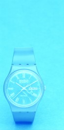 Image of sheet 19880462 photo 1: Uhr watch Swatch 4 x 5 Inch Sinar 1988 Zürich Schweiz Schweiz Switzerland Swiss ZHDK watch Armbanduhr
© 1988, Olivia Heussler √