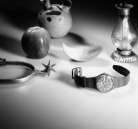 Image of sheet 19880464 photo 4: Stillleben mit Swatch Öl lampe etc. Kürbis löffel Pumpkin Apfel apple spoon sporen spor
watch oil lamp Uhr sporen Schweiz Zürich Switzerland Swiss Europe 4 x 5 inch sinar
© 1988, Olivia Heussler √
