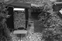 Image of sheet 19880830 photo 4: Schrebergärten zwischen den Geleisen beim Güterbahnhof, Zürich 1988. Aussersihl Schweiz Suisse