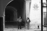 Image of sheet 19880920 photo 31: Der Vulkan Fuego bei Antigua, hinter Stacheldraht. 1988 √ Guatemala. 12.88