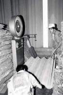 Image of sheet 19880930 photo 34: In der Tochterfabrik Duralita, Schmidheynis Eternit in Guatemala, wird auf die neue Technologie umgestellt, weg vom Asbest. 1988 √