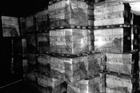 Image of sheet 19880940 photo 0: In der Duralita (Tochterunternehmen von Eternit) arbeitet man mit Asbest pakete. packen. Guatemala 1988 √