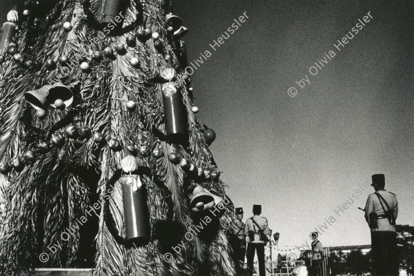 Image of sheet 19881000 photo 27: Während den vorweihnächtlichen Zeremonien Mit Weihnachtsbaum von Soldaten bewacht, auf dem Regierungsplatz Plaza de Gobierno in Guatemala City. 12.88 1988 √

Banco del Gottardo


Aus: Besichtigung der Hinterhöfe/rpv WOZ