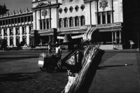 Image of sheet 19881000 photo 5: Vorweihnachtliches auf der Plaza de Gobierno vor dem Regierungs palast.  Christbaum, Würste werden angeboten. Weihnachtsbaum Weihnachten und Polizei. Strassenkind. Guatemala 1988 market meat women Weihnacht candle Kerzen Platz Frau verkauf junge Frauen Regierung Gobierno 


Aus: Besichtigung der Hinterhöfe/rpv WOZ
