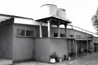 Image of sheet 19881090 photo 33: Im Auslieferungslager für Eternit Bauelemente mit Asbest, hier Wassertänke. Managua Nicaragua. 1988 √

In der Eternit Fabrik 'Nicalit' in Nicaragua wird noch mit Asbest aus der ehemaligen Sowietunion UDSSR gearbeitet. 1988 √

Asbesthaltige Produkte fuer den Gartenbau, am 19. Dezember 1988 in der Nicalit Asbest-Fabrik in San Rafael del Sur in Nicaragua, Zentralamerika. Die Nicalit gehoert zum Schmidheiny-Konzern, der weltweit in verschiedenen Fabriken Produkte mit Asbestfasern herstellt. Jahre danach sind viele ehemalige Asbest-Arbeiter an Asbestose erkrankt, einer Krankheit die durch die Asbestfasern ausgeloest wird. Die wenigsten dieser Arbeiter erhielten Entschaedigungen, nachdem die gesundheitsschaedigenden Eigensschaften von Asbest bekannt wurden, die meisten sind ihrer Krankheit
Reportage über die Produktion von mit Asbest produziertem und mit neuer Technologie hergestellem Material bei der damaligen Schmidheiny Tochter Nicalit in San Rafael del Sur.
Viele der ArbeiterInnen leben heute nicht mehr, das sie ohne Schutz gearbeitet haben.