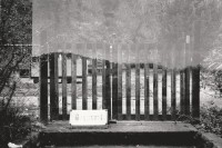 Image of sheet 19890100 photo 2: 'Gesperrt' Ein Tor Symbolbild Doppelbelichtung Zürich 1989 √