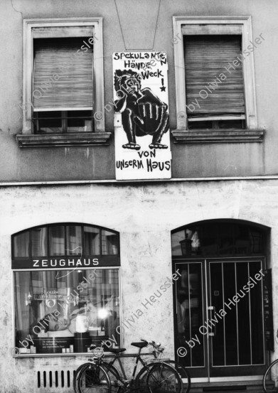 Image of sheet 19890150 photo 4: Wohnen Besetzung Housing Kreis 4 Aussersihl Protest