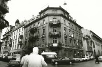 Image of sheet 19890190 photo 3: Die WG Wohngemeinschaft Bäckerstrasse im Kreis 4.  Aussersihl Zürich 1989 Wohnen Wohnungsnot √