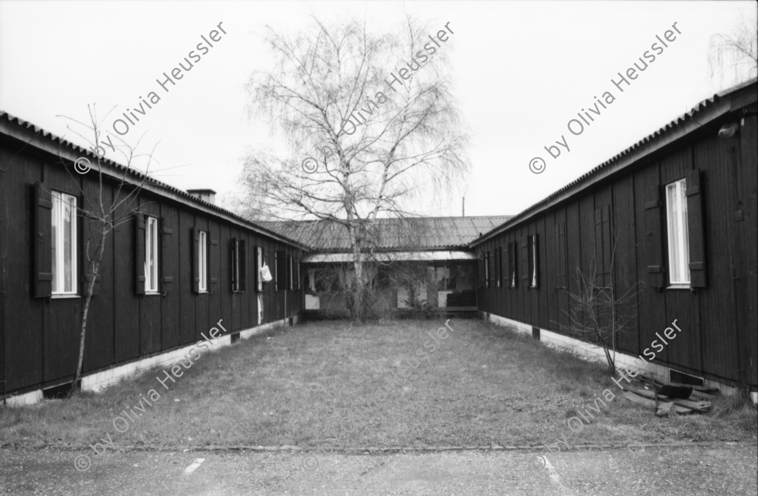 Image of sheet 19890240 photo 32: Barackensiedlung für ausländische Arbeitnehmer  1989 Zürich Schweiz Wohnen