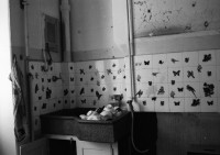 Image of sheet 19890320 photo 3: Wohnen Wohnungsnot Besetzung Haus Küche 
Zürich Kreis 5 fünf Schweiz Europe 1989