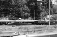 Image of sheet 19890660 photo 7: Bahnhof Letten mit Gueterzug und Badenden, Zürich 1989.